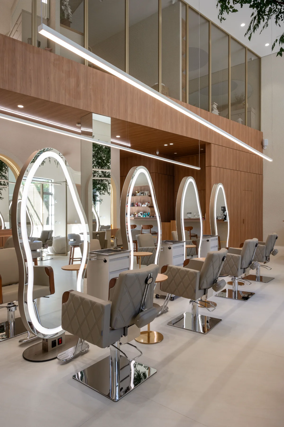 iluminação para salão de beleza de Luxo