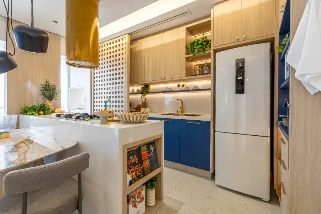 Iluminação para cozinha moderna